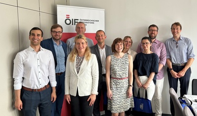 Delegationsbesuch beim ÖIF